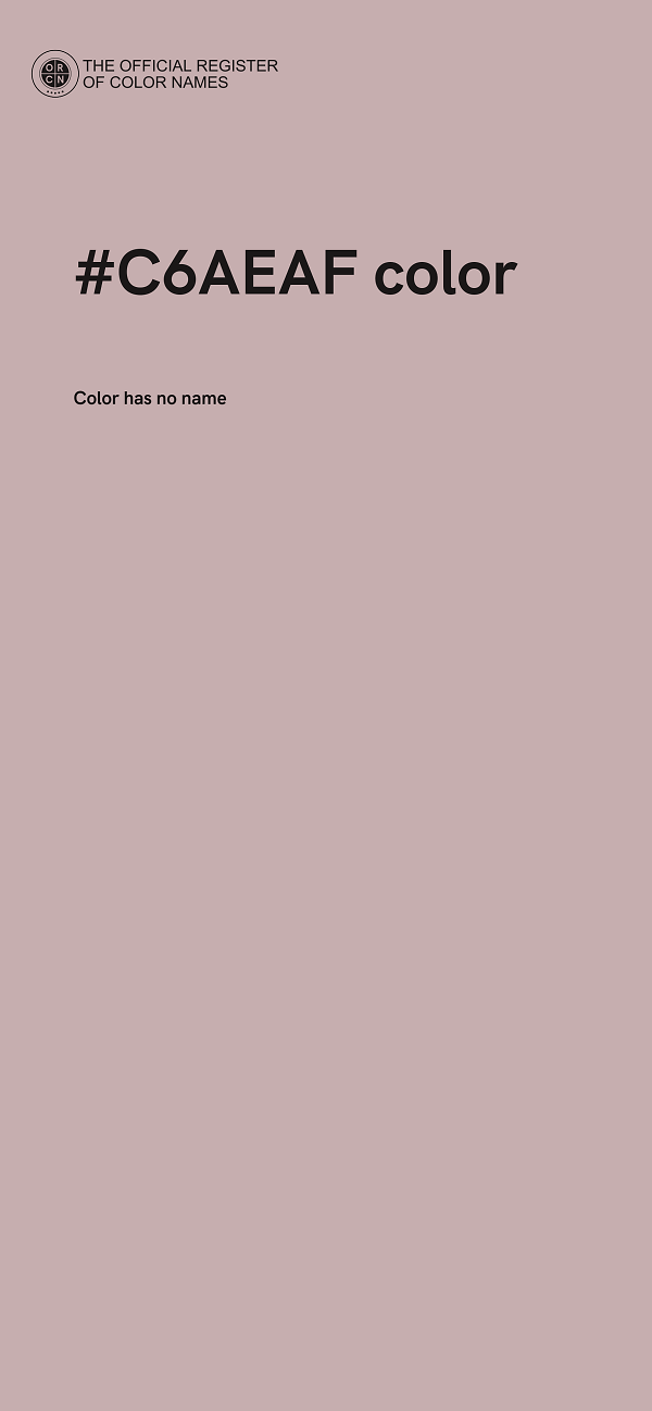 #C6AEAF color image