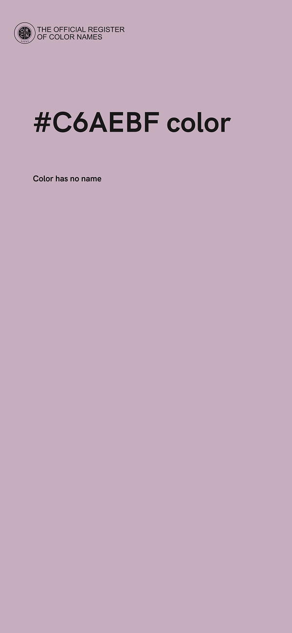 #C6AEBF color image