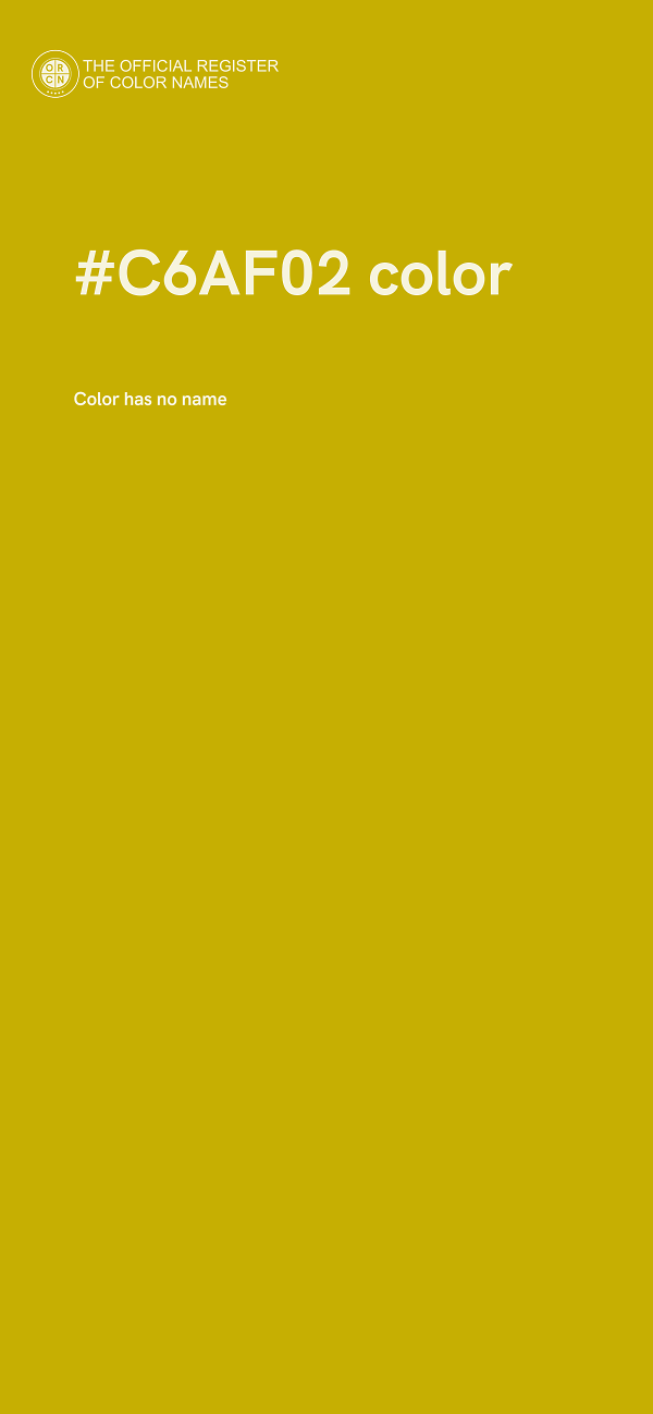 #C6AF02 color image
