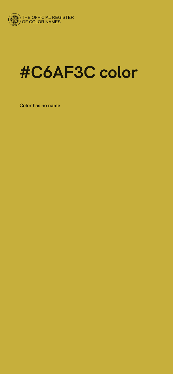 #C6AF3C color image