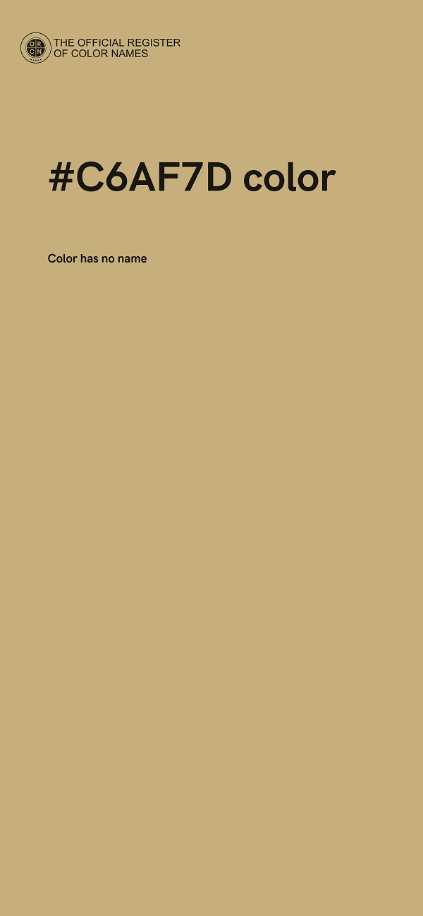 #C6AF7D color image