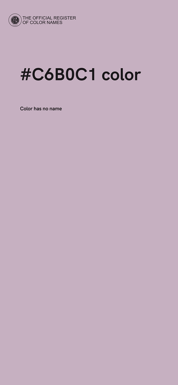 #C6B0C1 color image