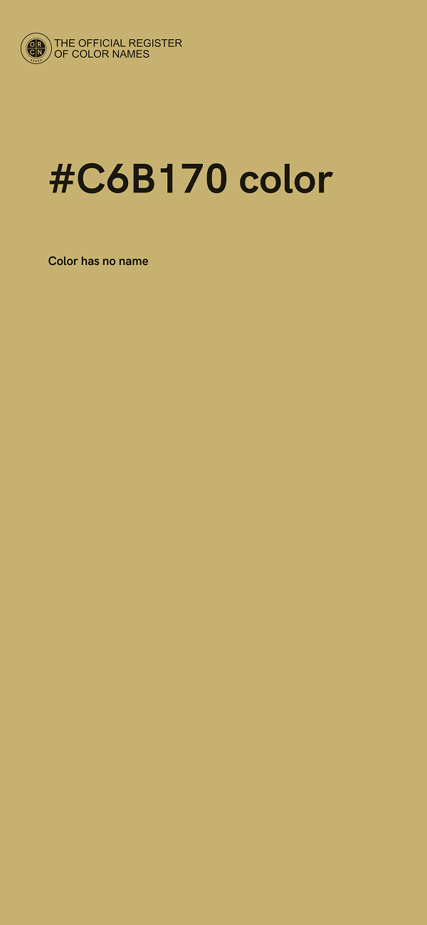 #C6B170 color image