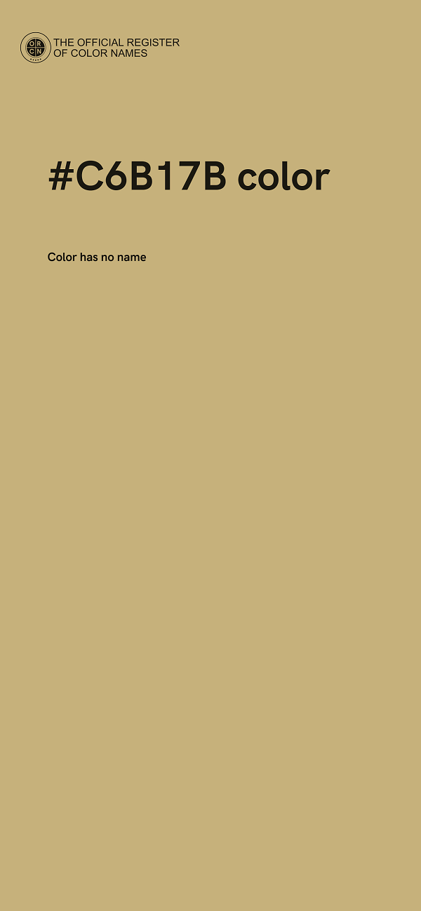 #C6B17B color image