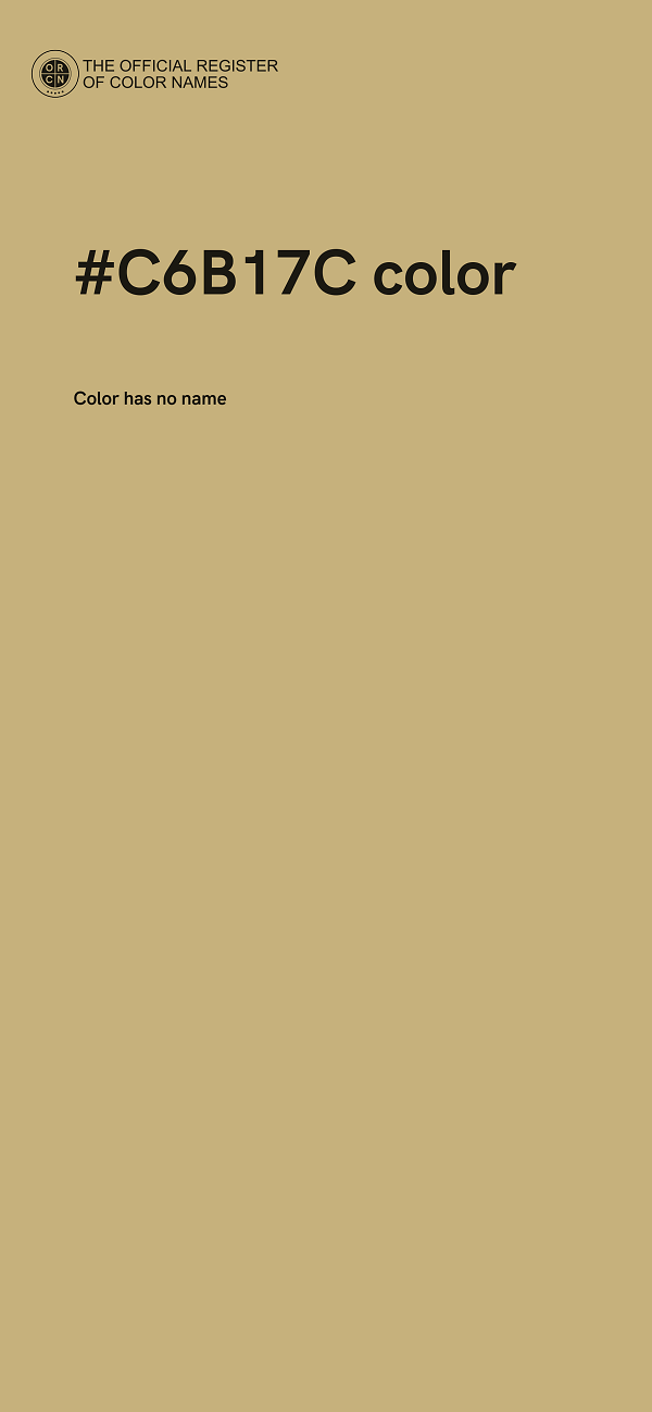 #C6B17C color image