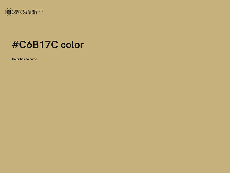 #C6B17C color image