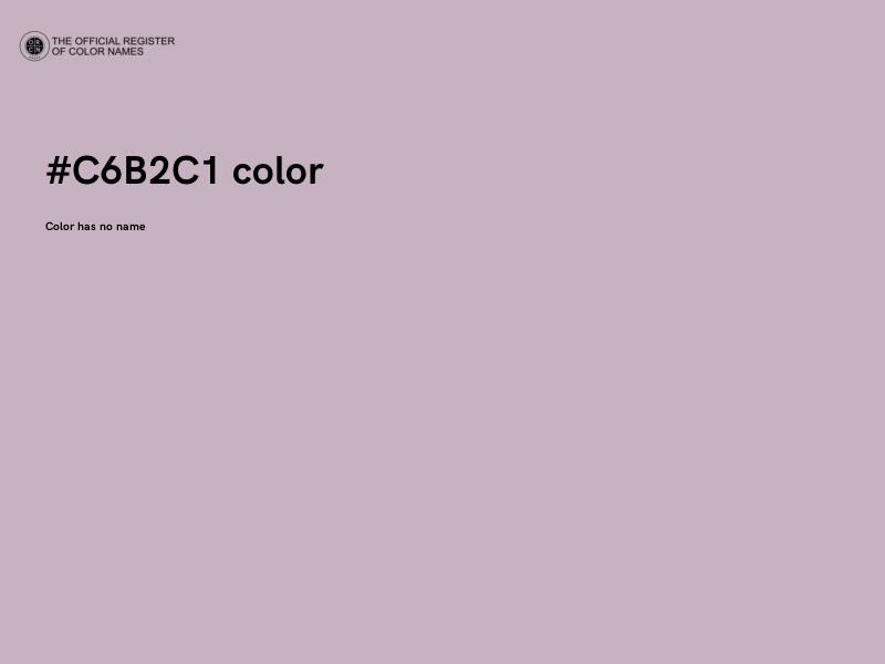 #C6B2C1 color image