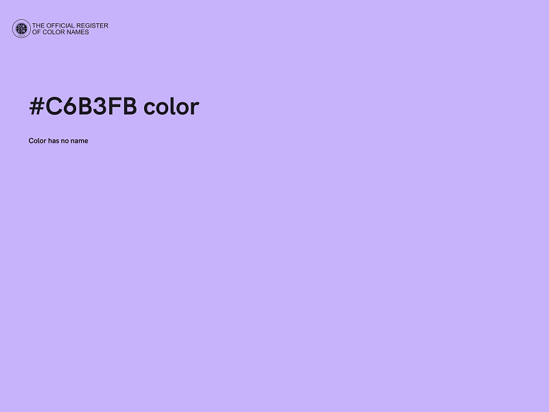 #C6B3FB color image