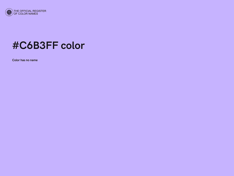 #C6B3FF color image