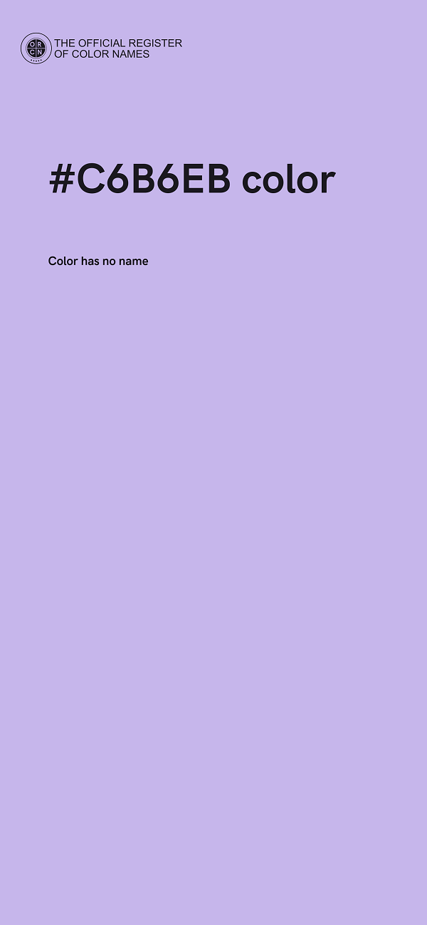 #C6B6EB color image