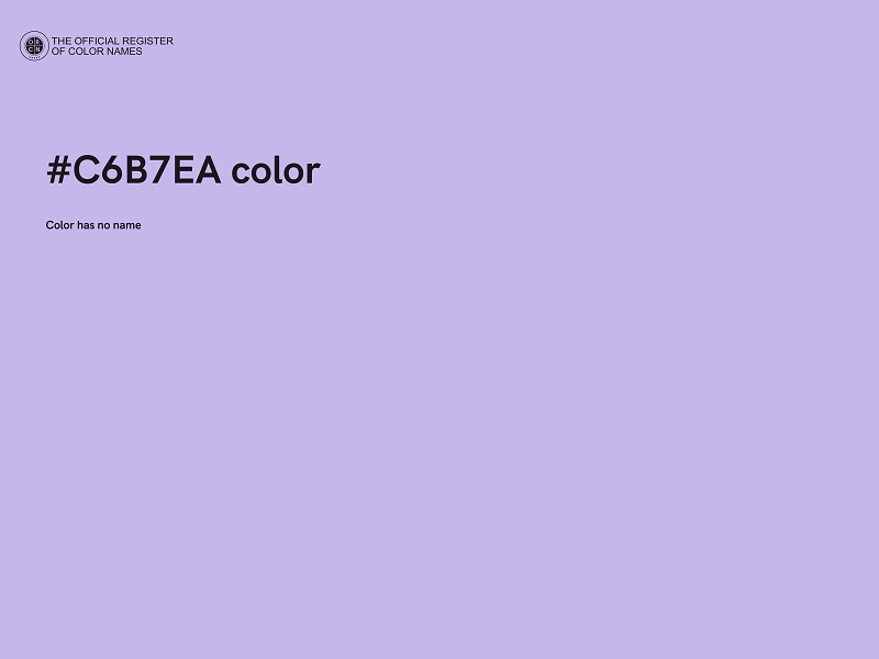 #C6B7EA color image