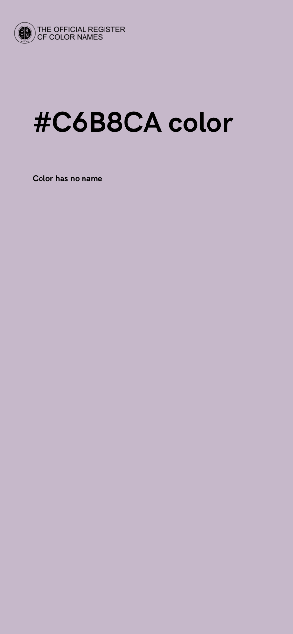 #C6B8CA color image