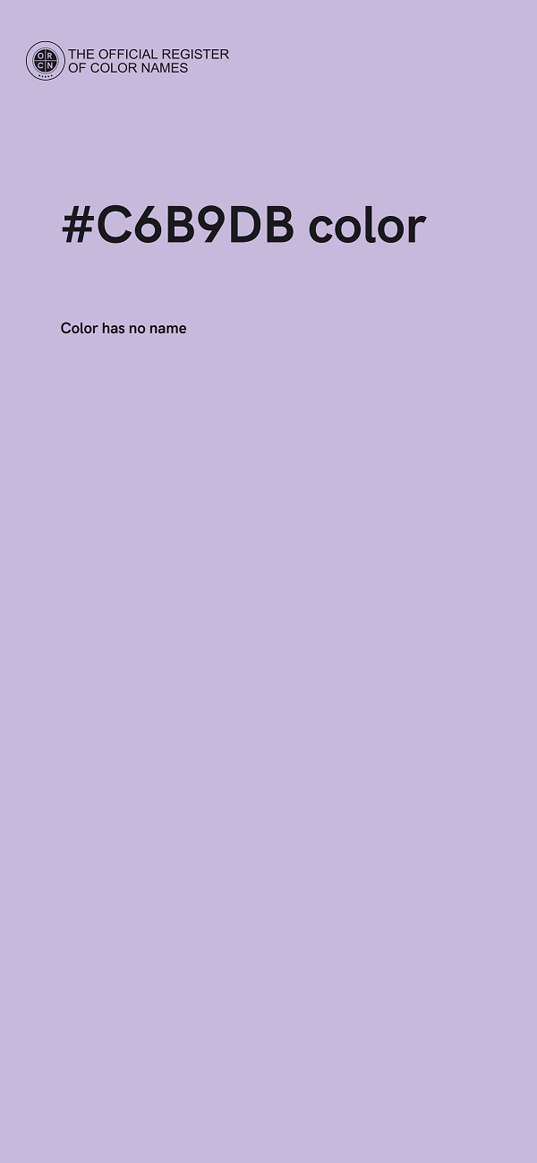#C6B9DB color image