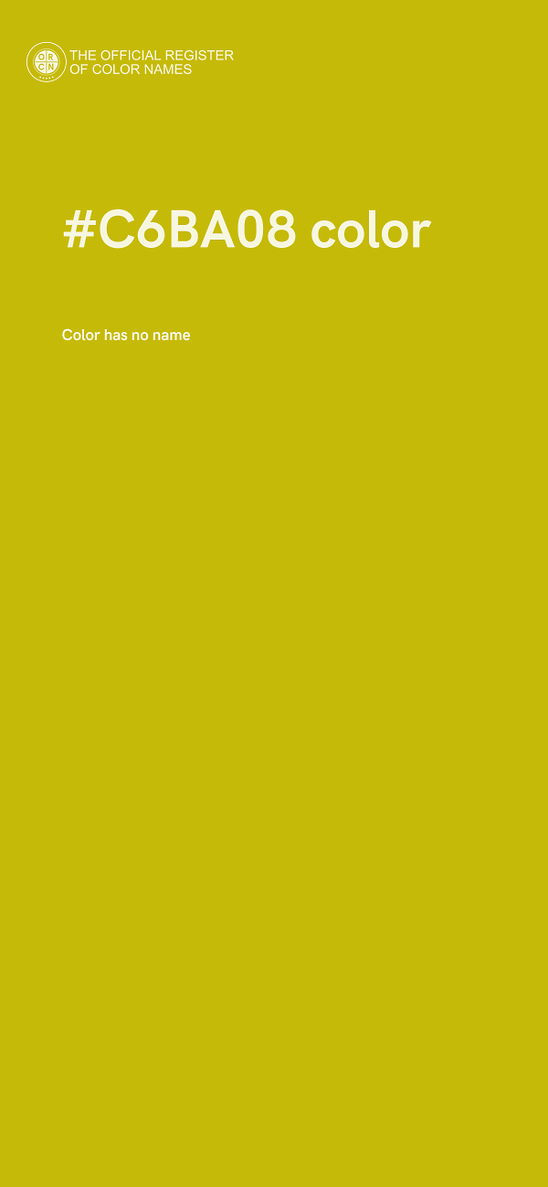 #C6BA08 color image