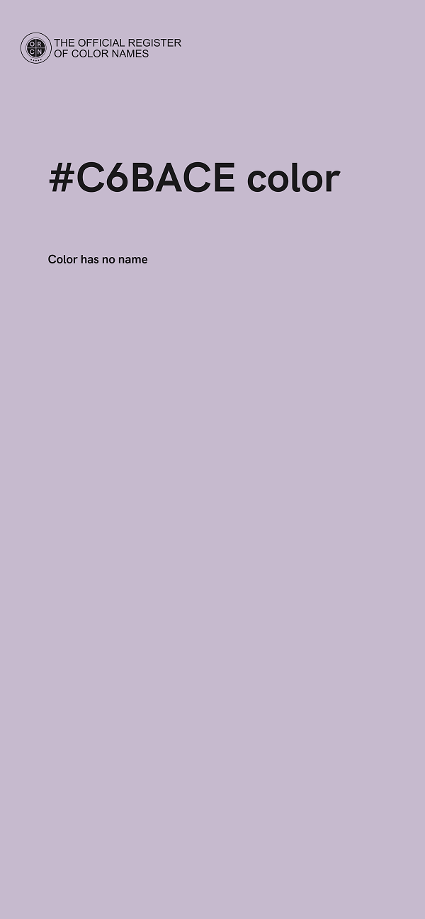 #C6BACE color image