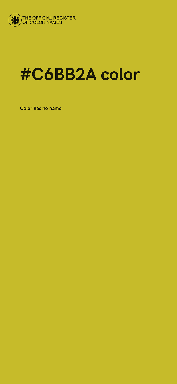 #C6BB2A color image