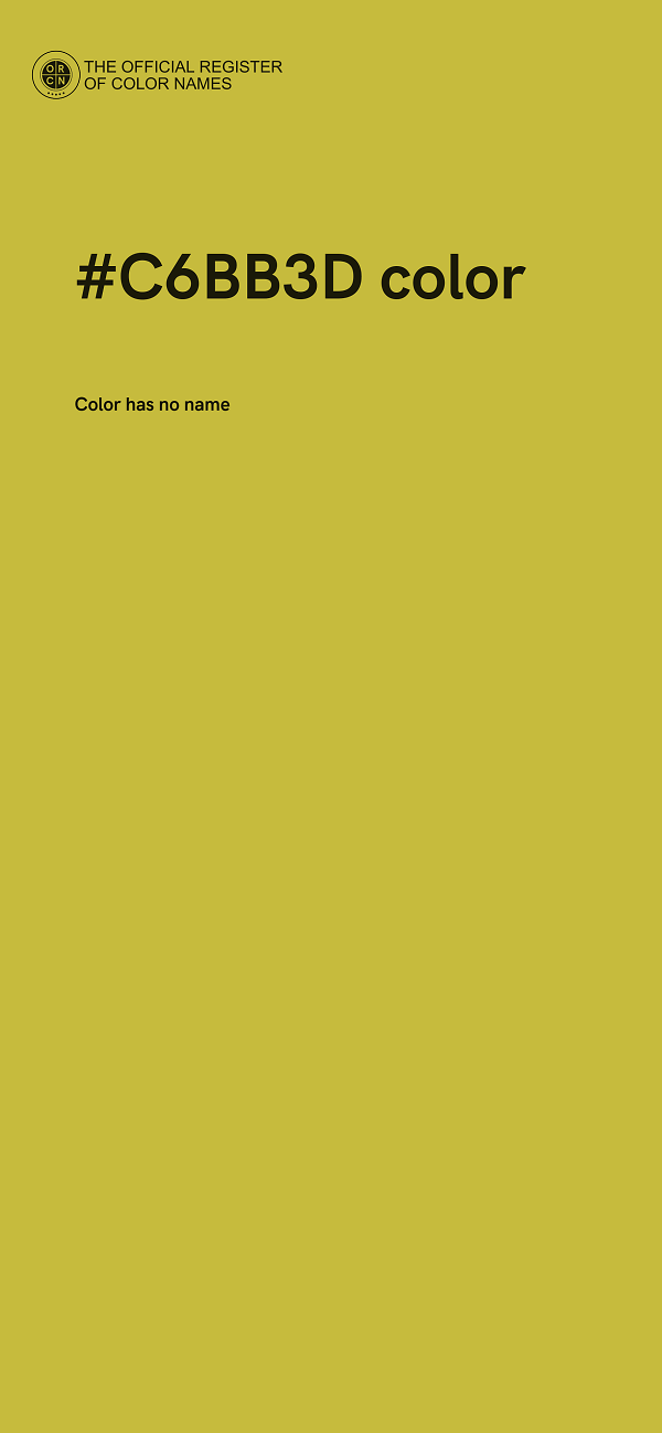 #C6BB3D color image