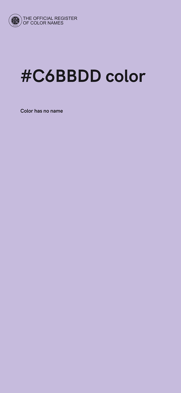 #C6BBDD color image