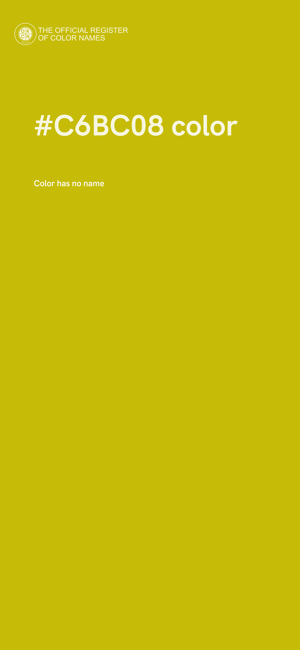 #C6BC08 color image
