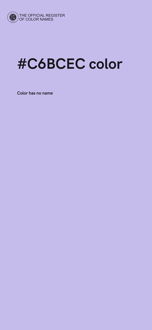 #C6BCEC color image