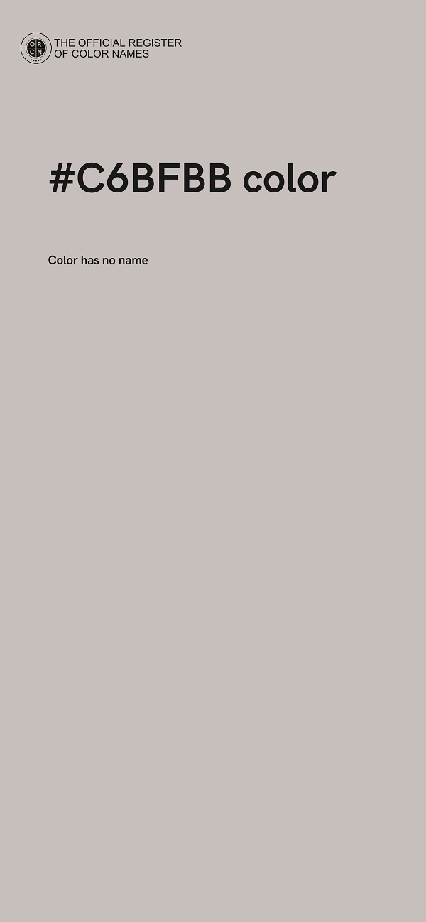 #C6BFBB color image