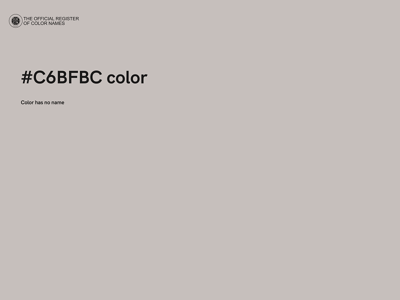 #C6BFBC color image