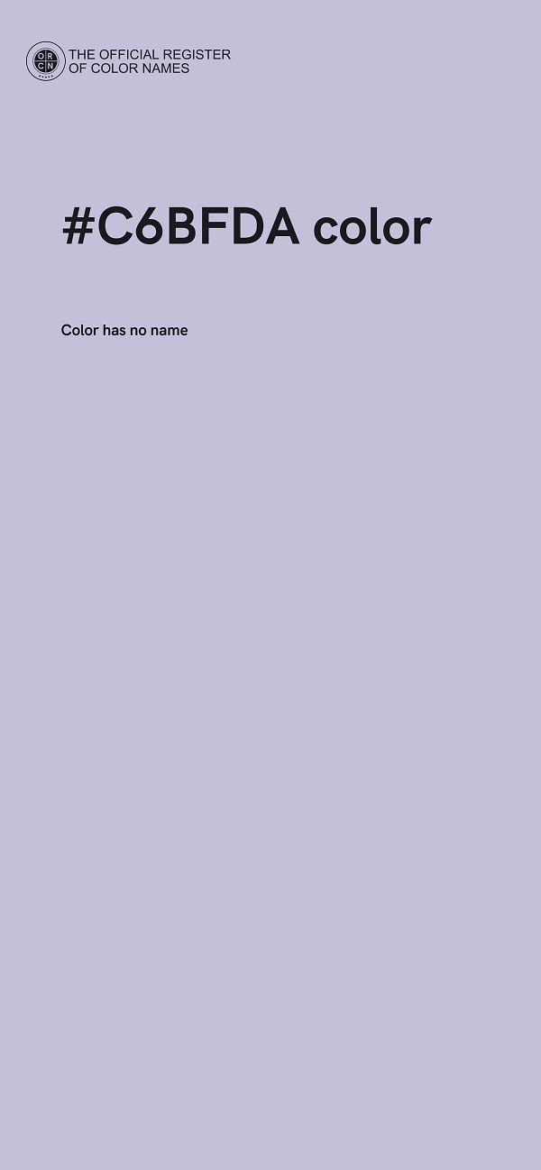 #C6BFDA color image