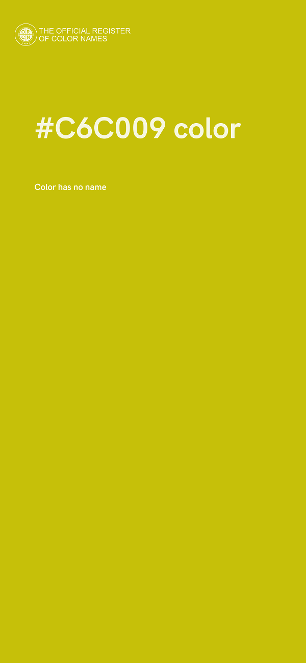 #C6C009 color image