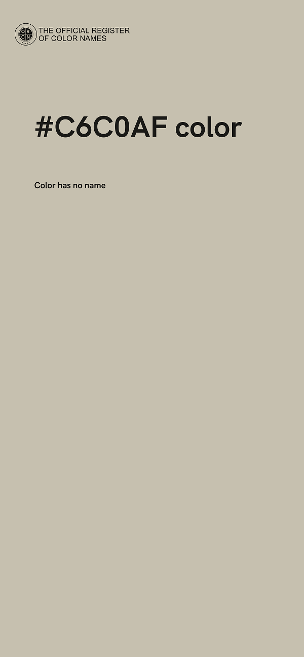 #C6C0AF color image
