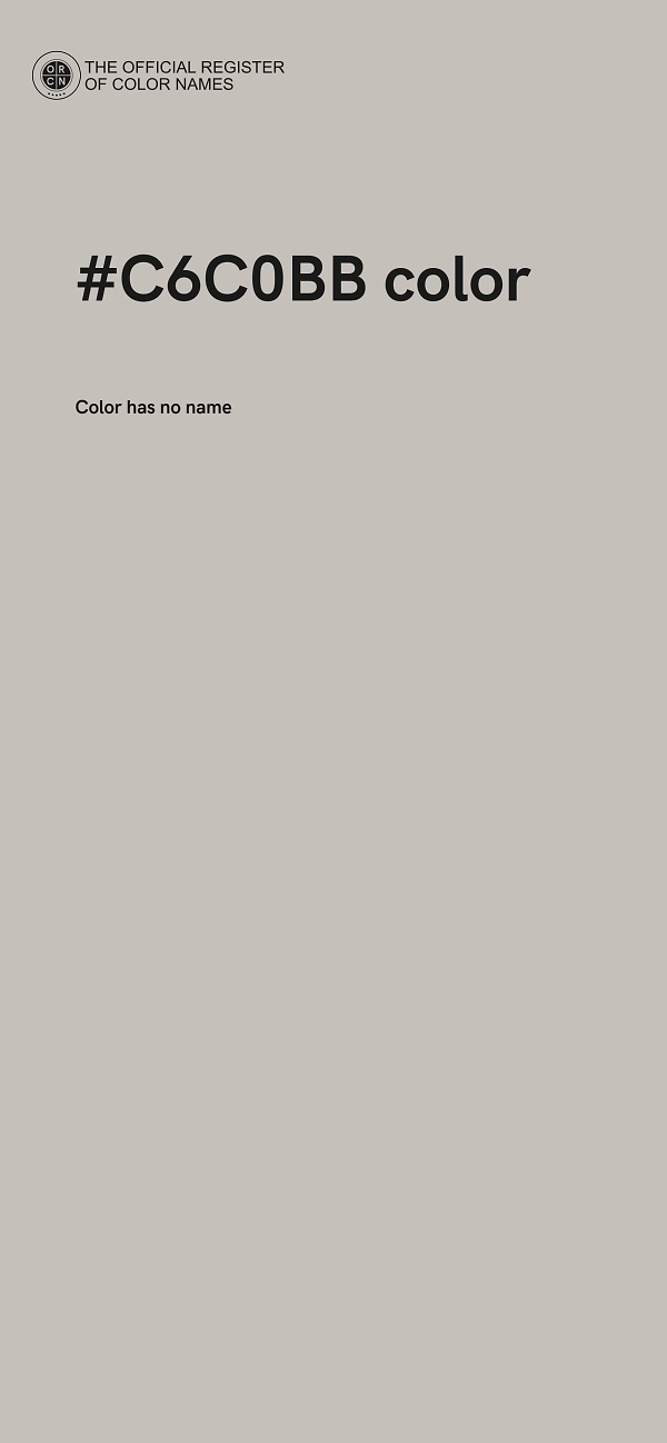 #C6C0BB color image