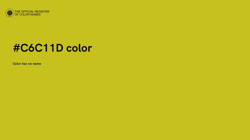 #C6C11D color image