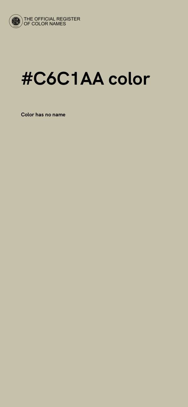 #C6C1AA color image