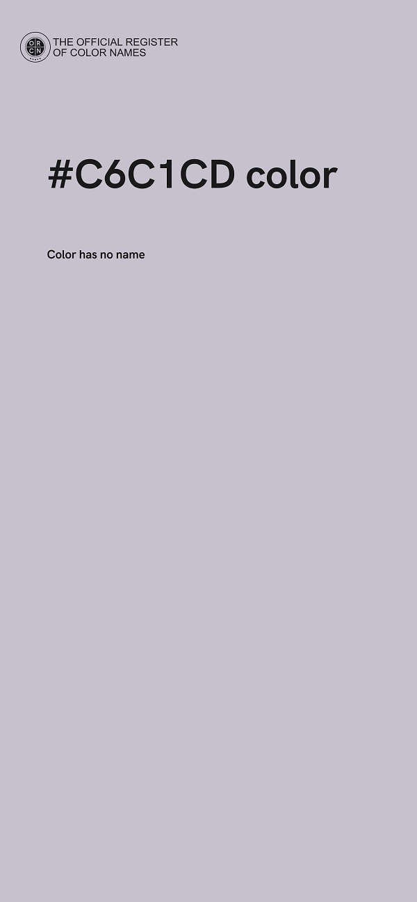 #C6C1CD color image