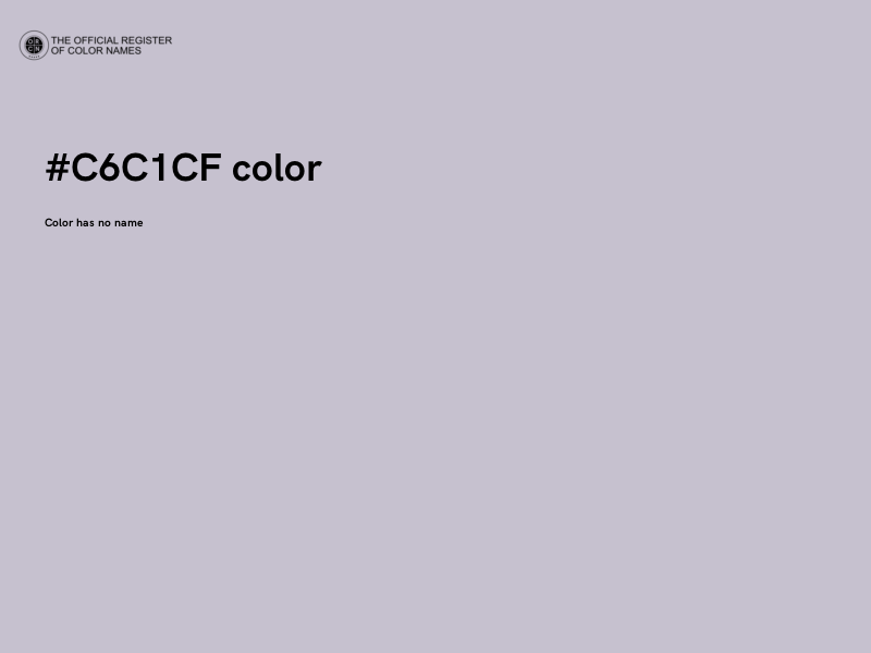 #C6C1CF color image
