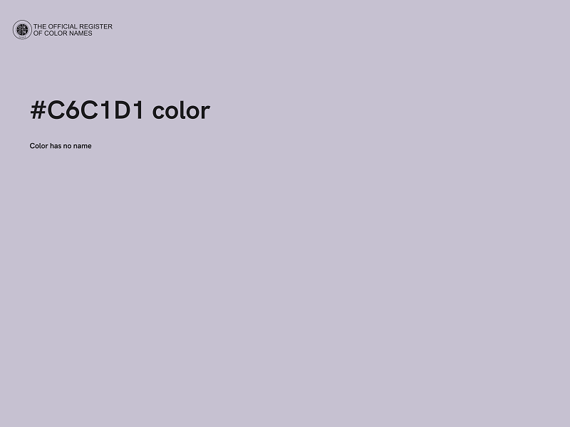 #C6C1D1 color image