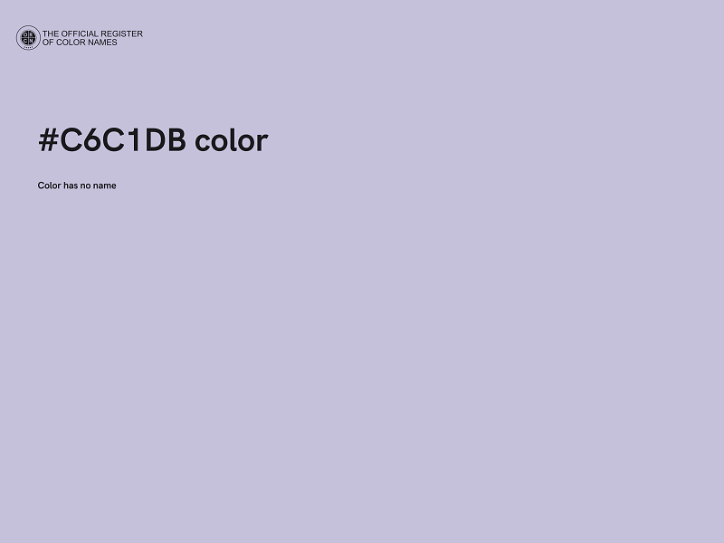 #C6C1DB color image