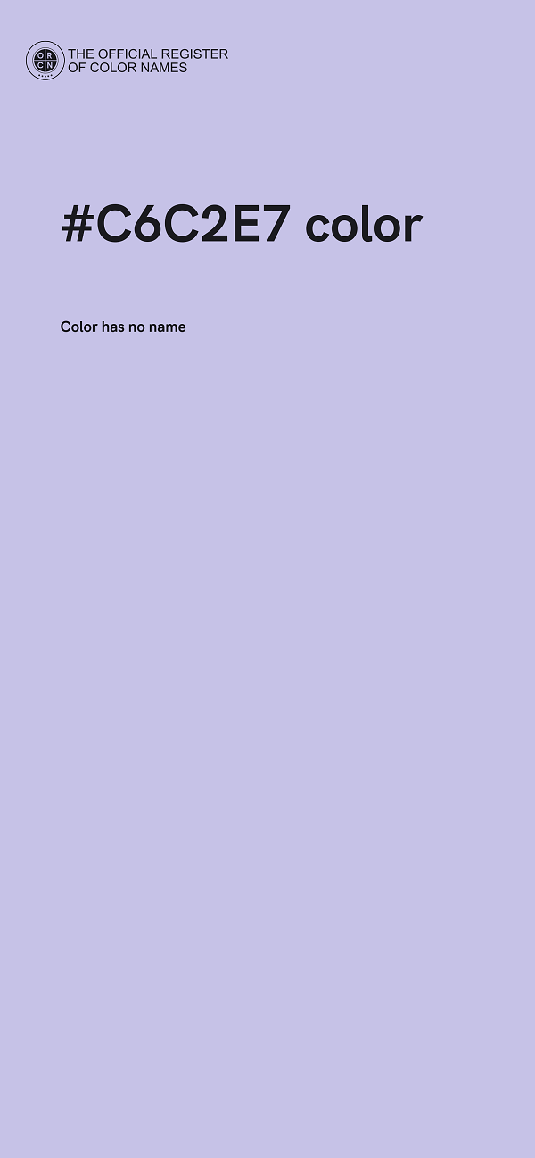 #C6C2E7 color image