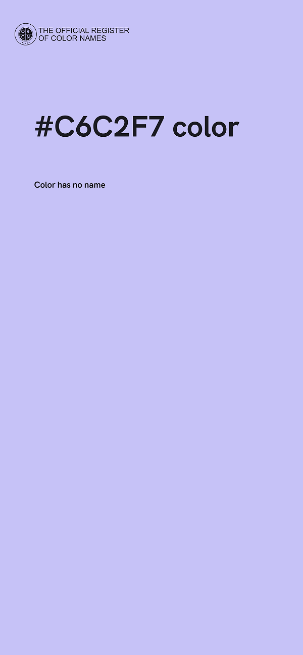 #C6C2F7 color image