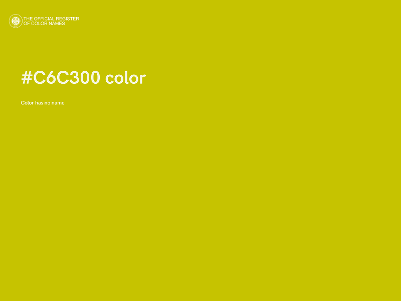 #C6C300 color image