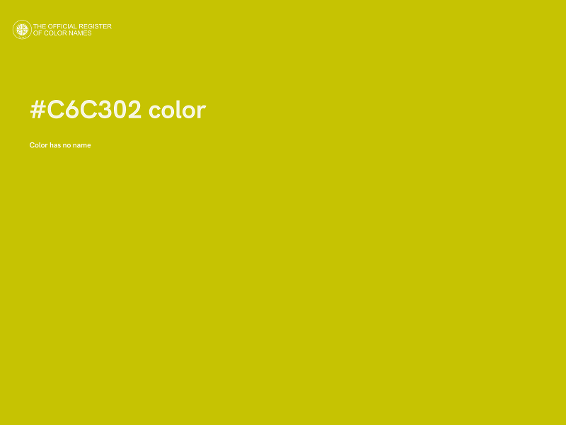 #C6C302 color image