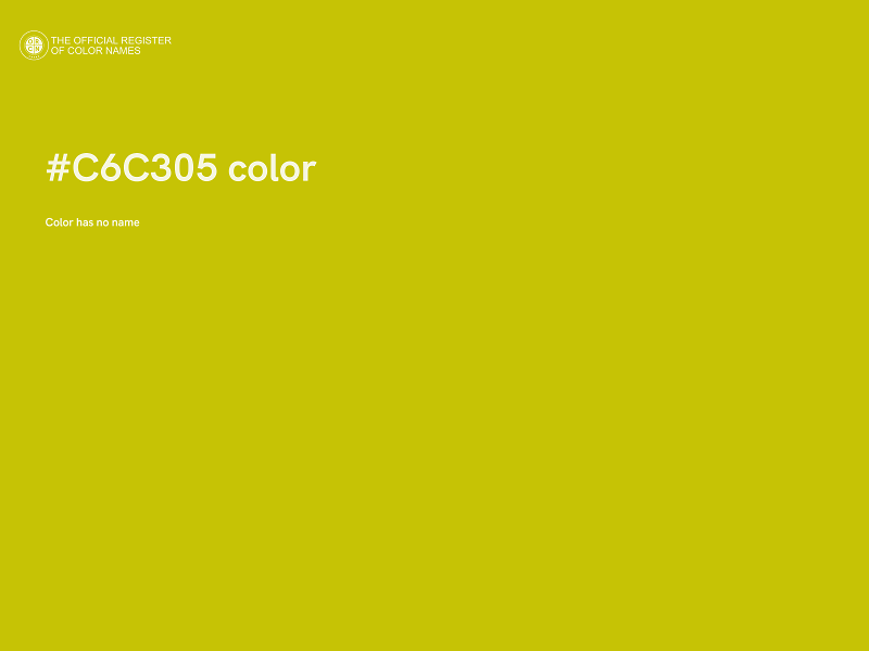 #C6C305 color image