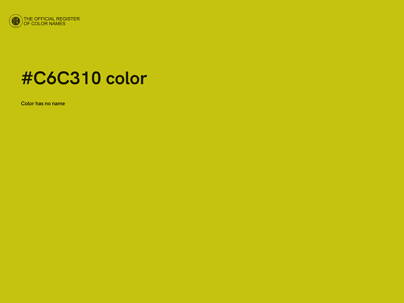 #C6C310 color image