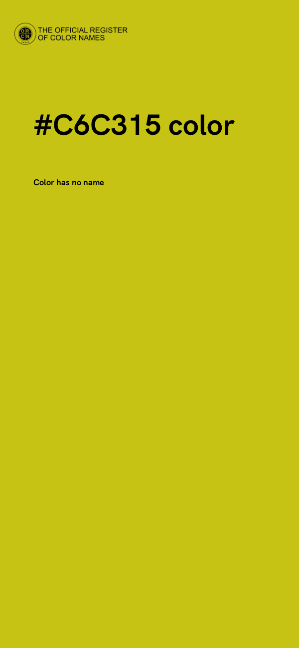 #C6C315 color image