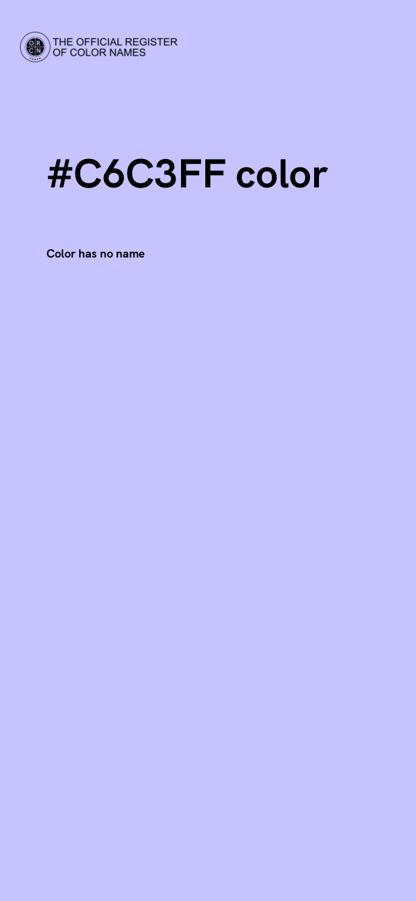 #C6C3FF color image