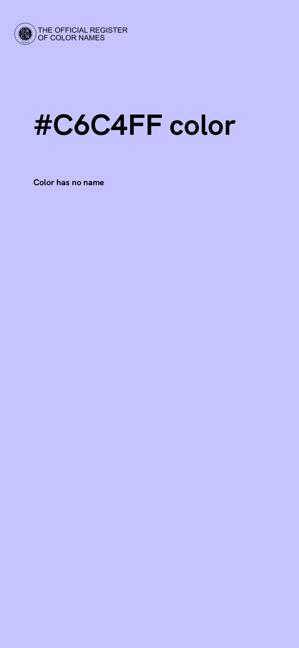 #C6C4FF color image