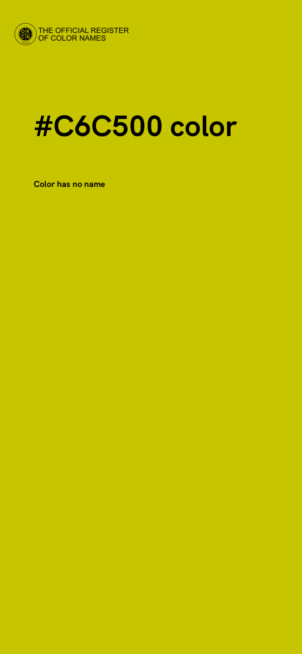 #C6C500 color image