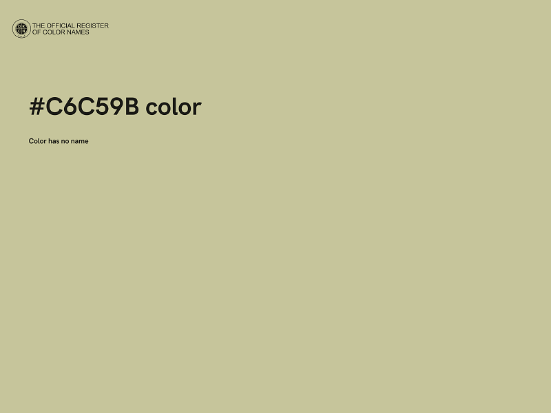 #C6C59B color image