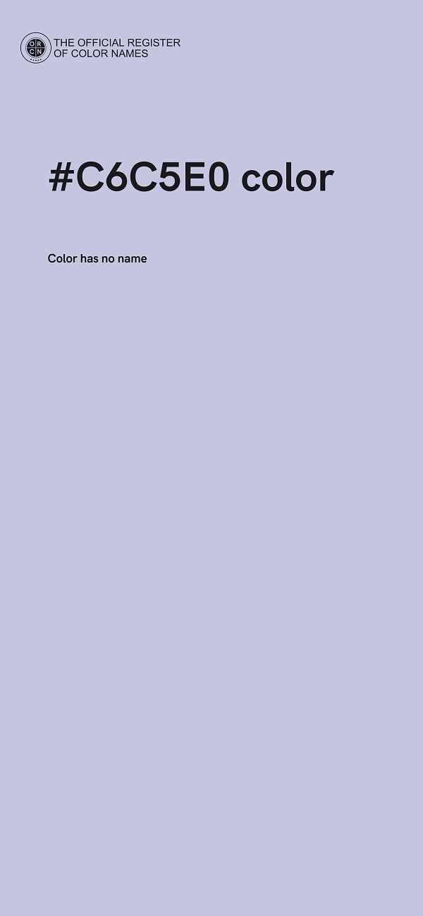 #C6C5E0 color image
