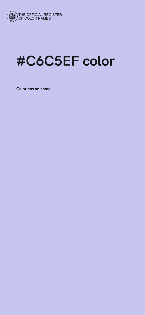 #C6C5EF color image