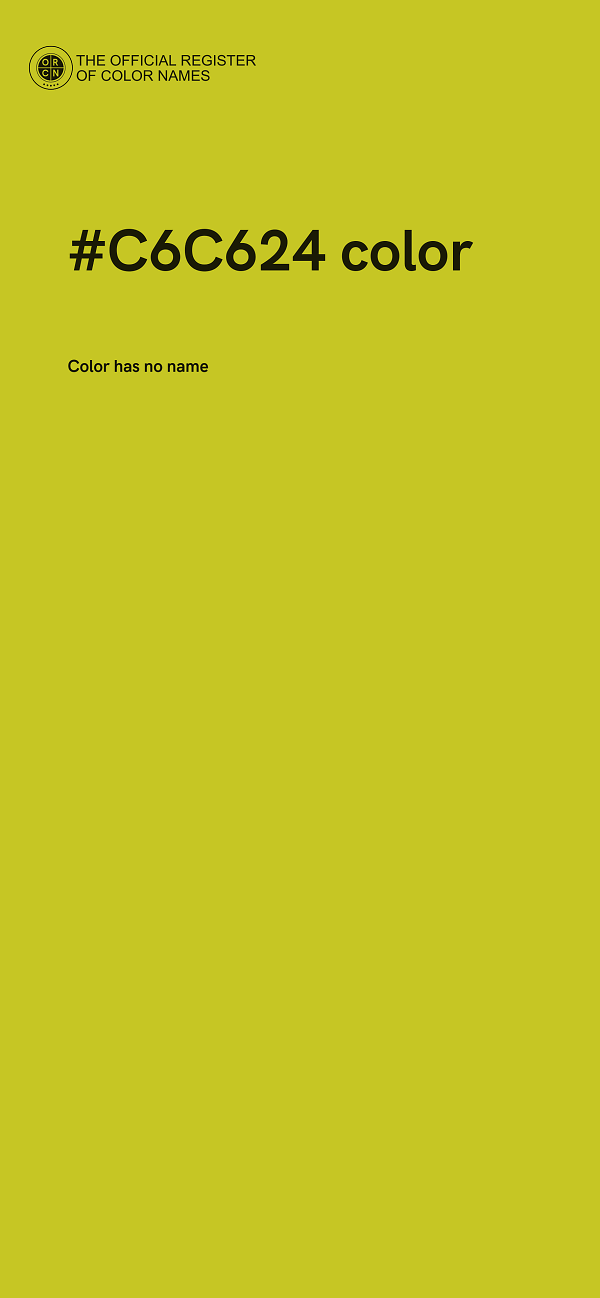 #C6C624 color image
